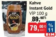 VİP KAHVE İNSTANT GOLD 100 G